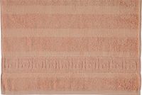 CAWÖ Noblesse Uni Badhanddoek - Zalm - 50x100