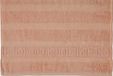 CAWÖ Noblesse Uni Badhanddoek - Zalm - 50x100
