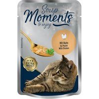 MOMENTS Soup nat kattenvoer Adult, kip 12x40 g