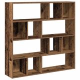 vidaXL Boekenkast/kamerscherm - 105x24x102 cm - Oud Houtkleurig