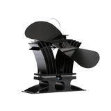 Ecofan 806EUXBX Heat Powered Wood Stove Fan, Black, Meertalig