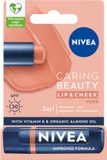 NIVEA Caring Beauty 3-in-1 Verzorgende Lippenstift Nude 4,8g