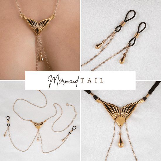 Sylvie Monthulé Set 2 Mermaid Tail Goud