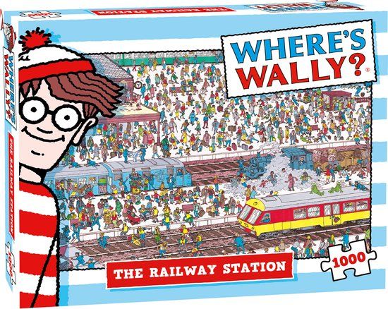 Plenty gifts spellen Plenty Gifts Puzzel Where's Wally Railway Station 1000 stukjes