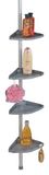 WENKO 3201824100 Telescopische douchehoek Compact zilver