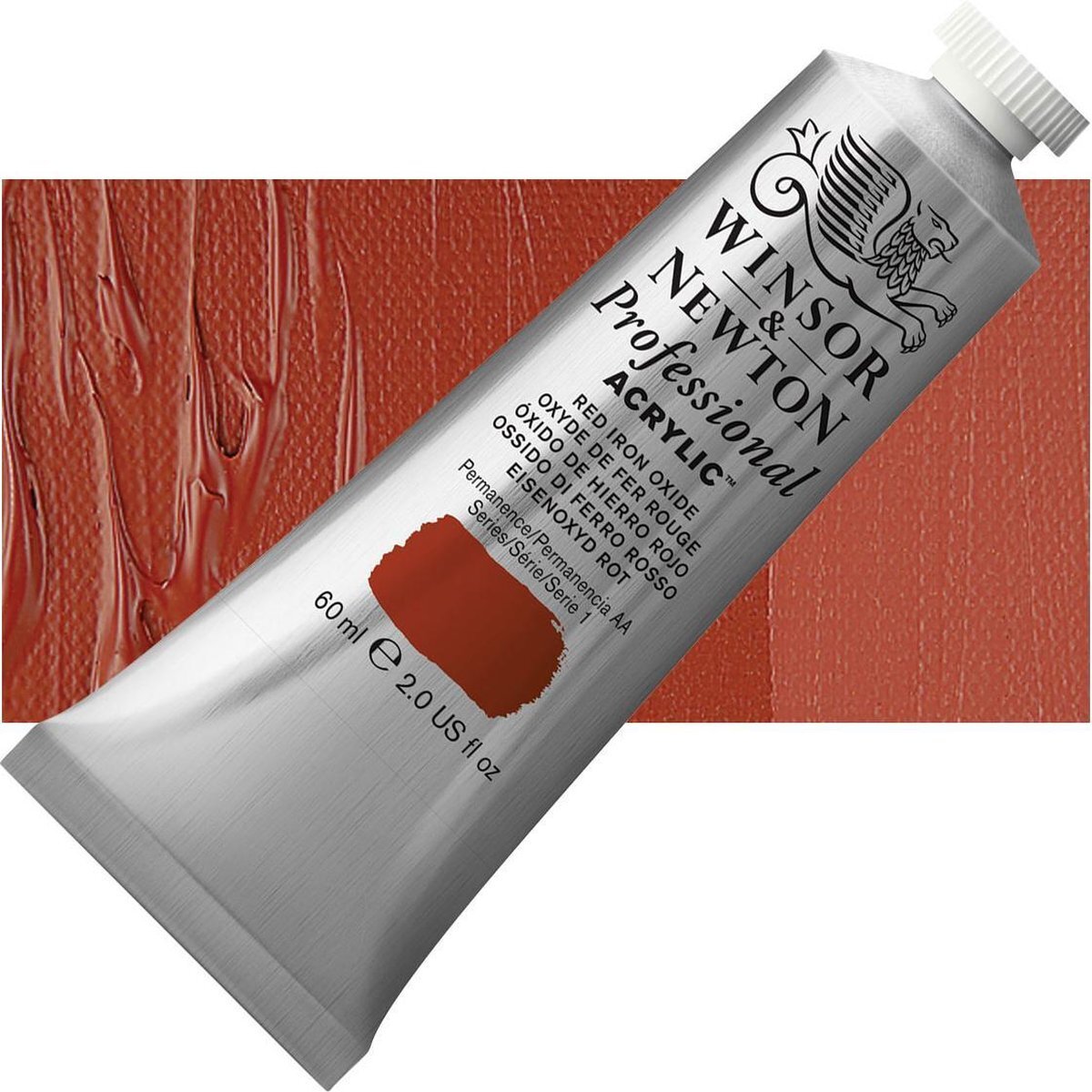 Winsor & Newton Professional Acrylic Tube - Red Iron Oxide (560) 60 ml