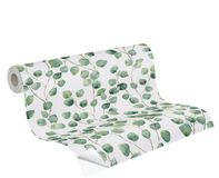 A.S. Création The Wallcover 385661 Zelfklevend Behang Groen-Goud Natuurprint Bladeren Vlies