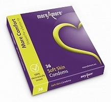 MoreAmore Condooms Soft Skin - More Comfort 36s
