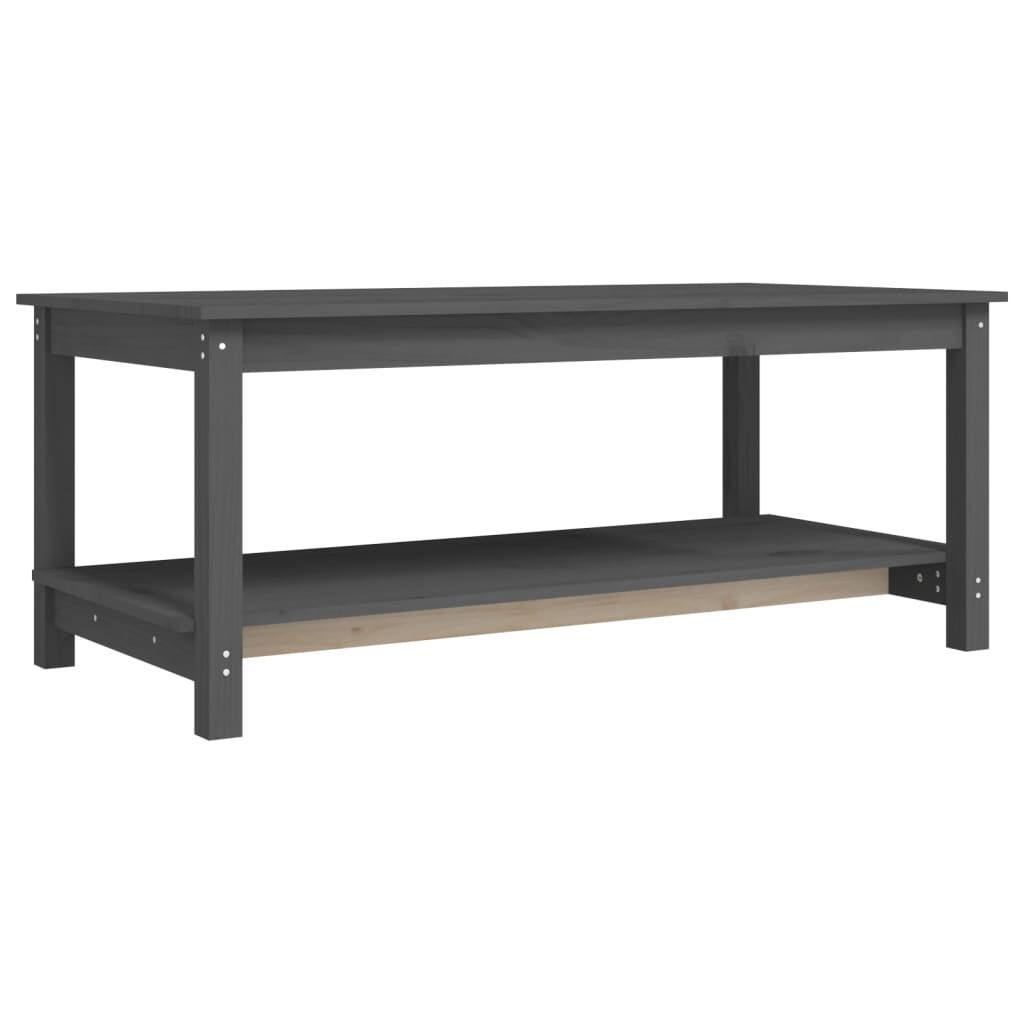 vidaXL Salontafel - 110x55x45 cm - Grijs