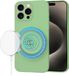 Techsuit Hoesje geschikt voor Apple iPhone 15 Pro Max - Soft Flex Silicone Back Cover - Geschikt voor MagSafe - Mint Green