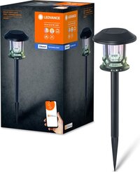 LEDVANCE SMART+ Outdoor Bluetooth Solar Garden Spike Light - Adjustable White & Color Light