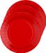 Santex Feest gebaksbordjes - rood - 10x - karton - 17 cm - rond