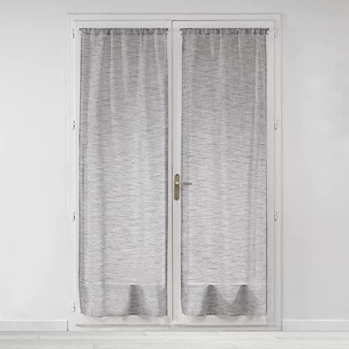 Gordijnroede Milza Antraciet 2 x 70 x 200 cm