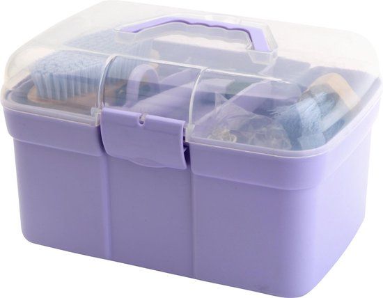 Red Horse Grooming Box - Lavender - 10-Piece Set - Horse Grooming Kit