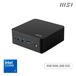 MSI Cubi NUC 1MG-014BEU Mini PC Zwart Intel Core 3 100U