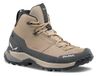 Salewa Dames Puez Leather Mid Powertex Laarzen - Waterdichte Wandel- & Trekking Boot, Drijfzand/Onyx, 7