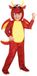 Amscan Déguisement enfant Dragon Junior Polyester Rouge/jaune Taille 6-8 Ans