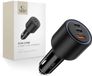 Tech-Protect CC04 Chargeur de voiture 3 ports PD130W QC3.0 Transparent