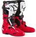Alpinestars Tech 10 Enduro Motorcross laarzen - Rood/zwart/wit - Maat 45/46