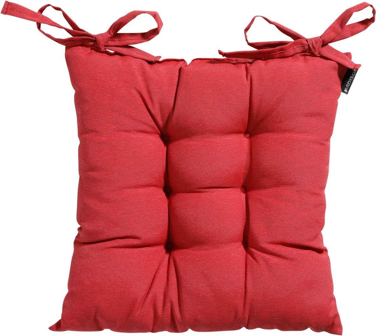 Madison Zitkussen Panama 46x46 cm steenrood