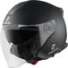Bogotto H586 Solid Mat Zwart Jethelm - Helm
