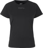 Craft CORE ESSENCE SS TEE 2 W Dames Sportshirt - Zwart