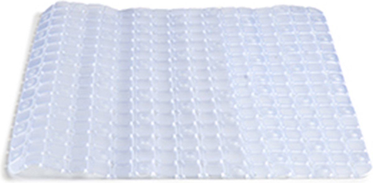 Arte r anti-slip badkamer douche/bad mat - transparant - PVC - 50 x 50 cm