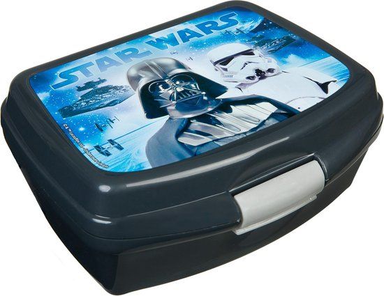 Scooli Star Wars brooddoos - grijs - blauw