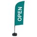 Drapeau de plage Alu Wind Set complet ouvert