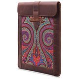 Londo iPad Pro Case 2020 - Genuine Top Grain Leather iPad Case with Woven Garment Design for 2018-2020 iPad Pro 3rd & 4th Generation (S, Brown)