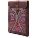 Londo iPad Pro Case 2020 - Genuine Top Grain Leather iPad Case with Woven Garment Design for 2018-2020 iPad Pro 3rd & 4th Generation (S, Brown)