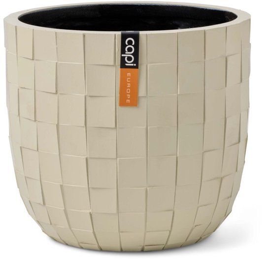 Capi Europe Bloempot bol Blocks 17x15 Beige