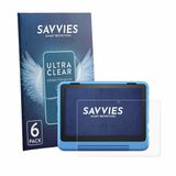 Savvies Screenprotector voor Amazon Fire HD 8 Kids Pro 2024 (12. Gen.) - Transparant (6 Stuks)