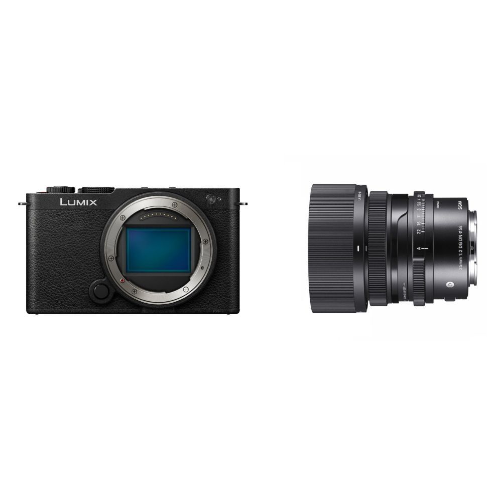 Panasonic Panasonic Lumix S9 Body Jet Black + Sigma 35mm F/2.0 DG DN Contemporary L-mount