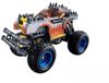 Sluban PowerBricks Bigfoot Grijs bouwspeelgoed kinderen vanaf 6 jaar – Constructiespeelgoed modelbouw monstertruck – bouwdoos met 267 bouwstenen en 1 minifiguur – M38-B1162