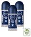 NIVEA MEN Cool Kick Déodorant Roll-on Antitranspirant 50 ml - Pack économique - 3 pièces