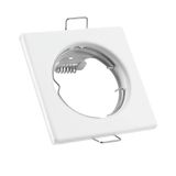 Brightium Witte vierkante ringenset