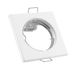 Brightium Witte vierkante ringenset