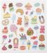 Creativ Company Stickers - Snoep Thema - Kindvriendelijke Decoratieve Stickers - Zelfklevend voor Kaarten Maken - DIY Scrapbooking Feestdecoratie - Afmetingen 15x16,5 cm - 1 Vel