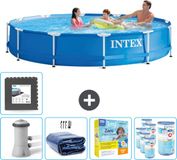 Intex Rond Frame Zwembad - 366 x 76 cm - Blauw