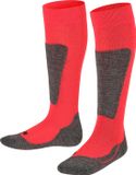 FALKE Active Ski warm dik wol functioneel materiaal skisokken kinderen rood - maat 35-38