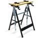 Bigb - Établi de travail portable et pliable en bois et métal - Charge max 100kg