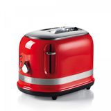 Ariete 0149/10 - Moderna grille-pain - 2 tranches - 6 positions - Rouge