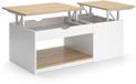 Vicco Avela Table basse – 55 x 110 cm Blanc/Sonoma