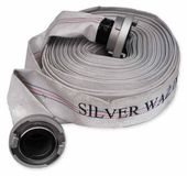 Argent - Tuyau d'incendie - 20m - Raccord rapide en aluminium - Résistant aux intempéries