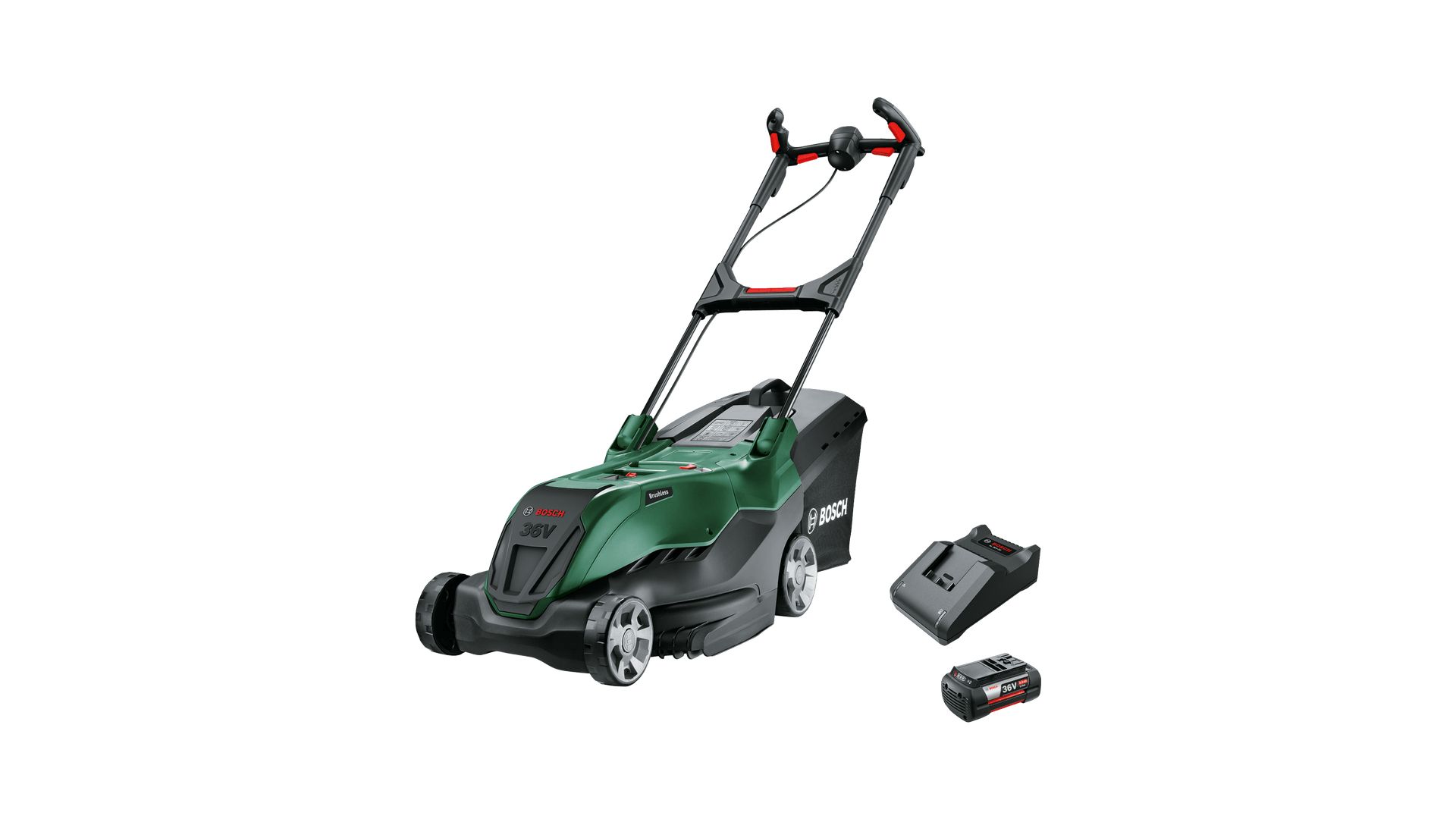 Bosch AdvancedRotak 36V-44-750 - Accu Grasmaaier - 36V 4.0 Ah Accu - AL 36V-20 Lader - Opvouwbare opvangbak