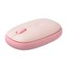 Rapoo M660 Silent muis Kantoor Ambidextrous RF-draadloos + Bluetooth Optisch 1300 DPI Roze