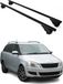 Omac Barres De Toit Pour Skoda Fabia Ii Break 2007-2014 – Tüv / Din 75302:2019 – Antivol Inclus – Charge Max 75 Kg – 2 Barres Noir