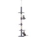 PawHut Poteau griffoir Panneaux de particules 40x34x260cm Gris