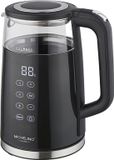 Michelino Bouilloire numérique 1,7L - Écran tactile latéral - 2200W - Noir